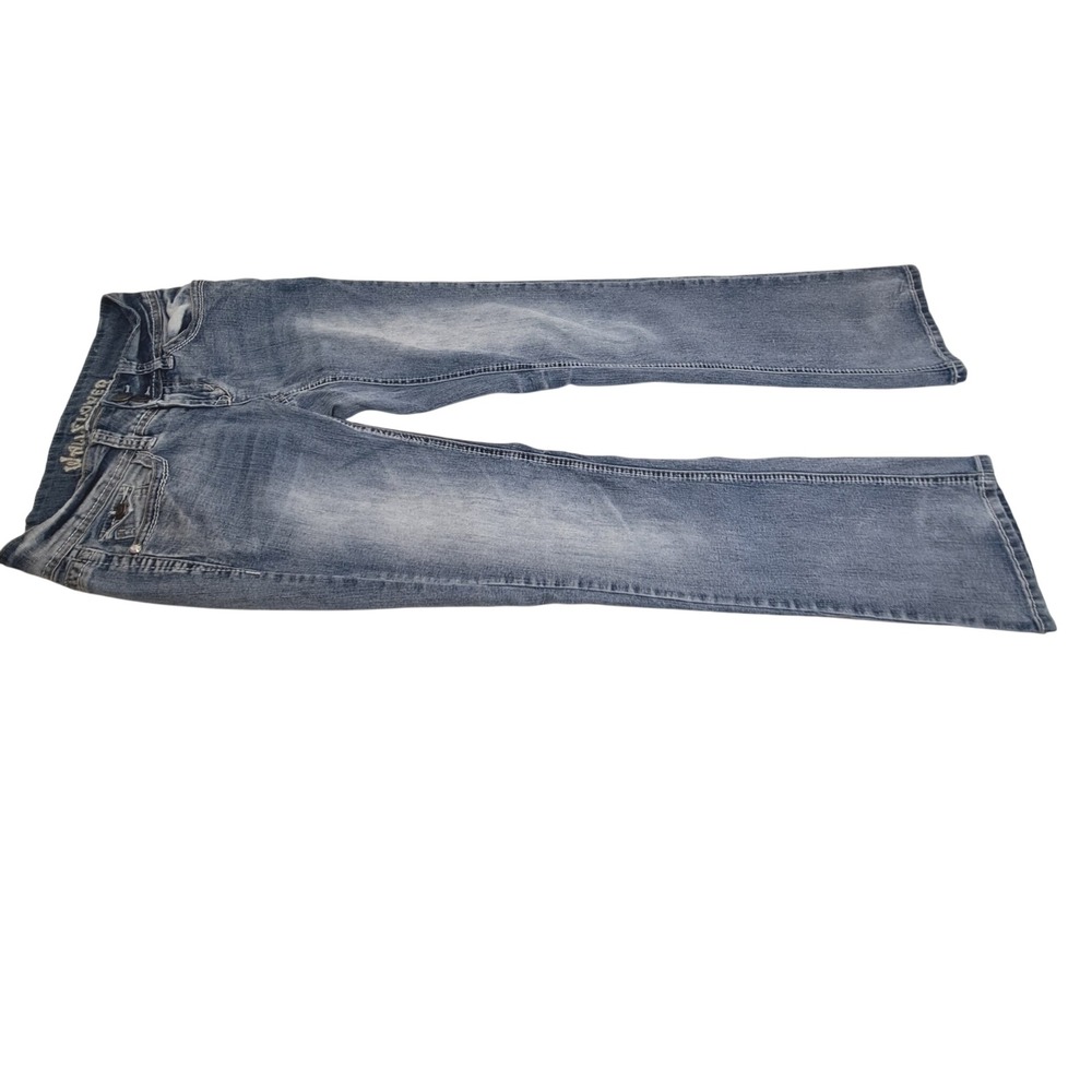 WallFlower Low Rise Bootcut Jeans Women Jr 1 28x31 Y2K Embroidered Sequin Pocket